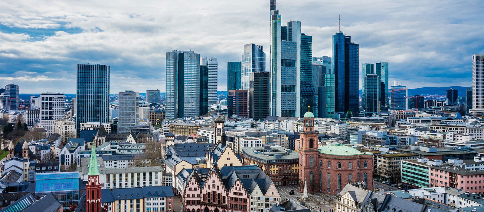Frankfurt City von oben