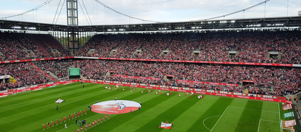 Das Fußballstadion von Köln